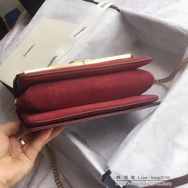 香奈兒CHANEL 57562 2018最新款 進口牛皮顆紋正品打版 DSC1608